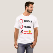 Single Taken Soory Iam Hungry Emoji T-Shirt (Vorne ganz)