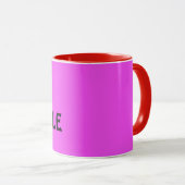 SINGLE-TASSE ALS GESCHENKE JEDE ANMELDUNG TASSE (VorderseiteRechts)