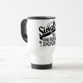 SINGLE Tasse - wählen Sie Stil & Farbe (Vorderseite Links)