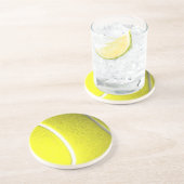 Single Tennis Ball Sports Getränkeuntersetzer (Seite)