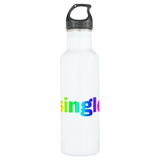 Single Trinkflasche (Vorderseite)