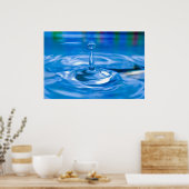 Single Tropfen Poster (Küche)