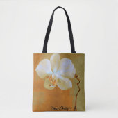 Single Tropisch Orchid Blume Digitales Sketch Tasche (Vorderseite)