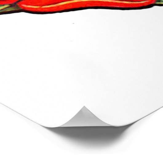 Single Tudor Rose Poster (Ecke)