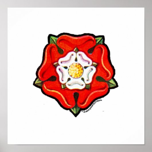 Single Tudor Rose Poster (Vorne)