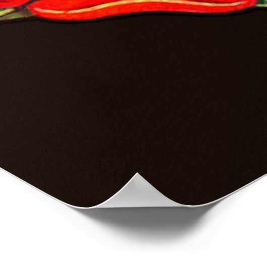 Single Tudor Rose Poster (Ecke)