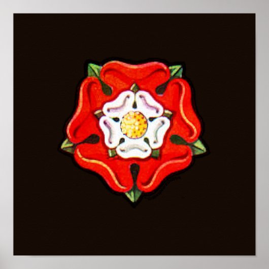 Single Tudor Rose Poster (Vorne)