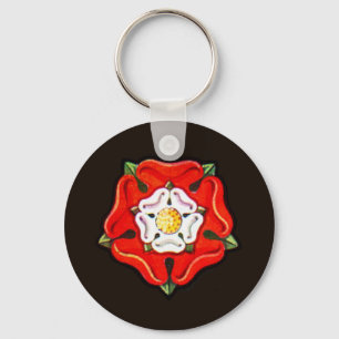 Single Tudor Rose Schlüsselanhänger