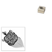Single Turtle / 一つ亀 Gummistempel (Stempel)