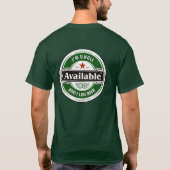 Single u. wie Bier 2 T-Shirt (Rückseite)