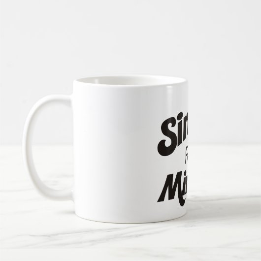 Single und Bereit für den Singlecup Kaffeetasse (Links)