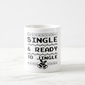Single und bereit zum Jingle Kaffeetasse (Mittel)