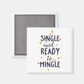 Single und Bereit zum Mischen Magnet (Vorderseite/Rückseite)