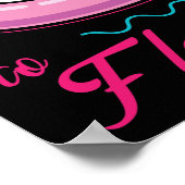 Single und bereit zum mischen oder Flamingle Poster (Ecke)