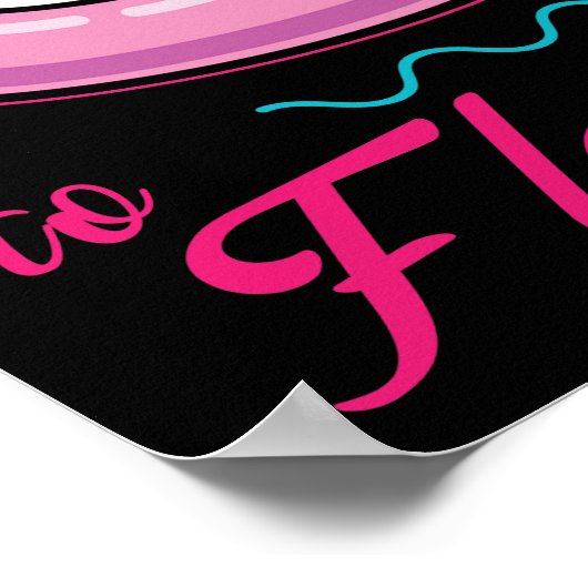 Single und bereit zum mischen oder Flamingle Poster (Ecke)