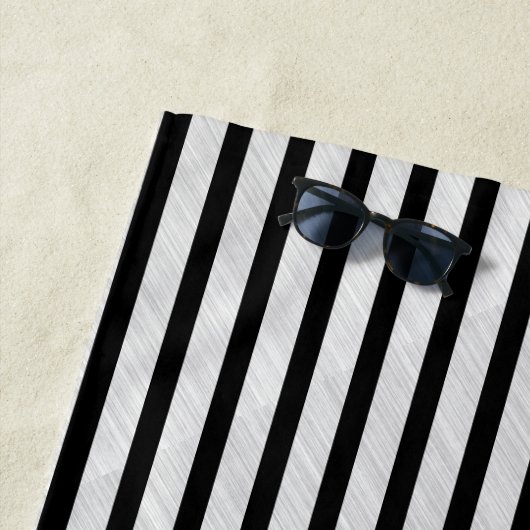 Single und Chic Moderne Kunst Strandtuch (Beispiel)