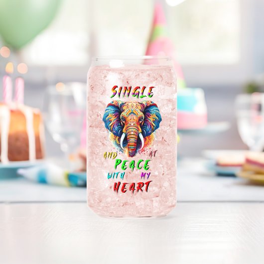 Single und Frieden mit meinem Herzen Dosenglas (Insitu (Geburtstag))