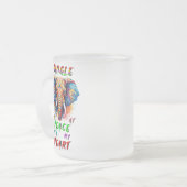 Single und Frieden mit meinem Herzen Mattglastasse (Vorderseite Links)
