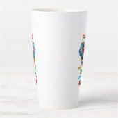 Single und Frieden mit meinem Herzen Milchtasse (Vorderseite)