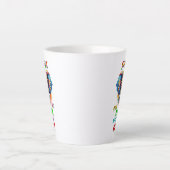 Single und Frieden mit meinem Herzen Milchtasse (Vorderseite)