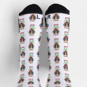 Single und Frieden mit meinem Herzen Socken (Oben)