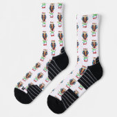 Single und Frieden mit meinem Herzen Socken (Links)