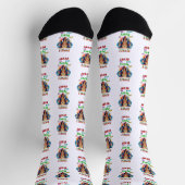 Single und Frieden mit meinem Herzen Socken (Oben)