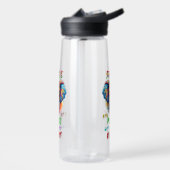 Single und Frieden mit meinem Herzen Trinkflasche (Links)