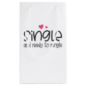 Single und Vorbereitung auf den Steinwurf | Gesche Kleine Geschenktüte (Rückseite)