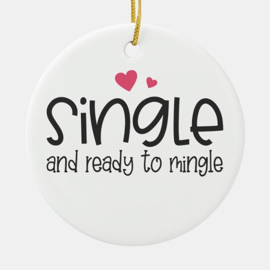 Single und Vorbereitung auf den Steinwurf | Orname Keramik Ornament (Vorne)