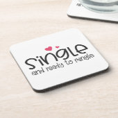 Single und Vorbereitung auf den Steinwurf | UNTERS Getränkeuntersetzer (Linke Seite)