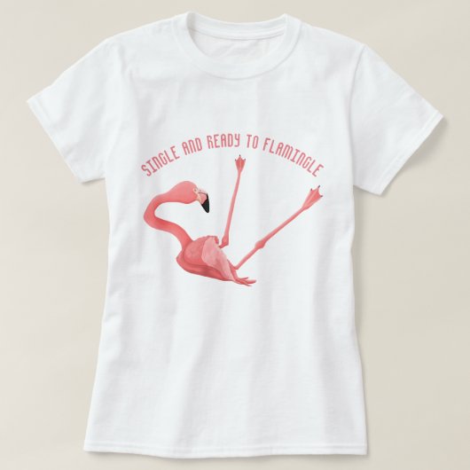 Single und Vorbereitung auf Flamingle T-Shirt (Design vorne)