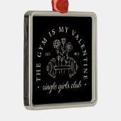 Single Valentiner Tagegymnastikmädchen Ornament Aus Metall (Rechts)