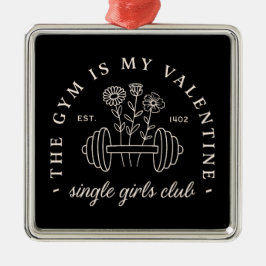 Single Valentiner Tagegymnastikmädchen Ornament Aus Metall