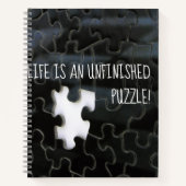 Single Vermisstes Schwarz-Weiß-Foto Notizblock (Vorderseite)