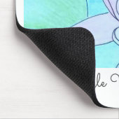 Single Water Lily Mousepad (Ecke)