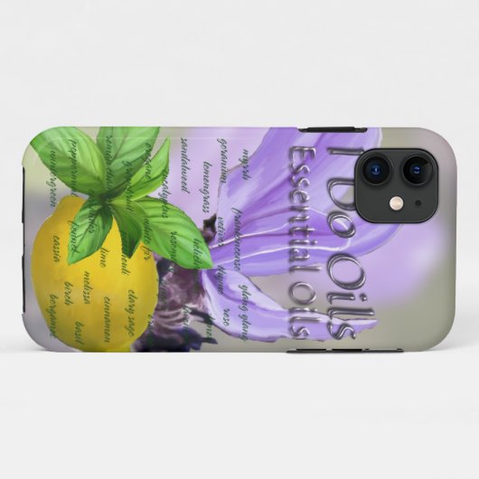 Single-wesentliche Öle Case-Mate iPhone Hülle (Rückseite (Horizontal))