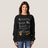 Single Whiskey Cigar für Männer Sweatshirt (Vorne ganz)