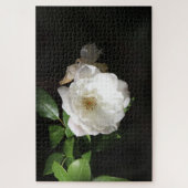 Single White Blume Jigsaw Puzzle (Vertikal)