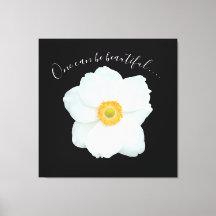Single White Blume One kann ein schönes Gedicht se