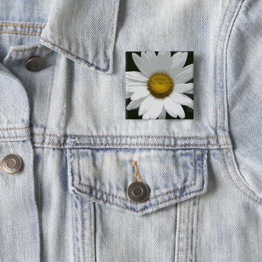 Single White Daisy Button (Beispiel)