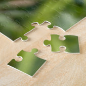 Single White Daisy Nah-Up-Foto Puzzle (Seite)