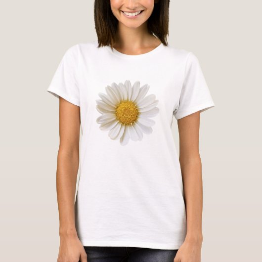 Single White Daisy T-Shirt (Vorderseite)