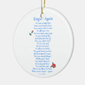 Single wieder keramik ornament (Links)