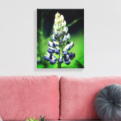 Single Wild Lila Lupine Blume Leinwanddruck (Insitu (Wohnzimmer))