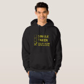 Single wird allein mit 54 Katzen Die Hoodie (Vorne ganz)
