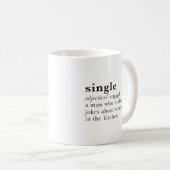 Single - Wörterbuchdefinition Kaffeetasse (VorderseiteRechts)