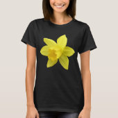 Single Yellow Daffodil Bloom T-Shirt (Vorderseite)