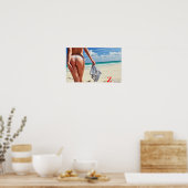 Single Z "Behalt deine Augen auf den Ozean" Poster (Küche)