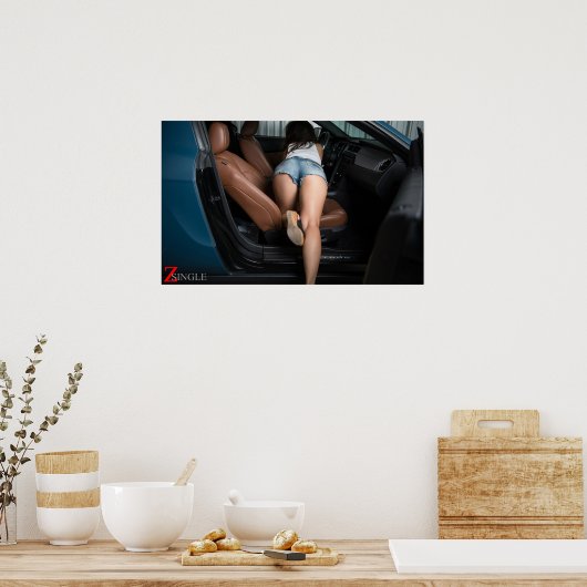 Single Z Hot Car Edition Poster (Küche)